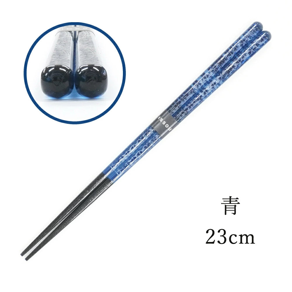 箸 一双 華切子 男性用 父の日 一膳 桐箱入り