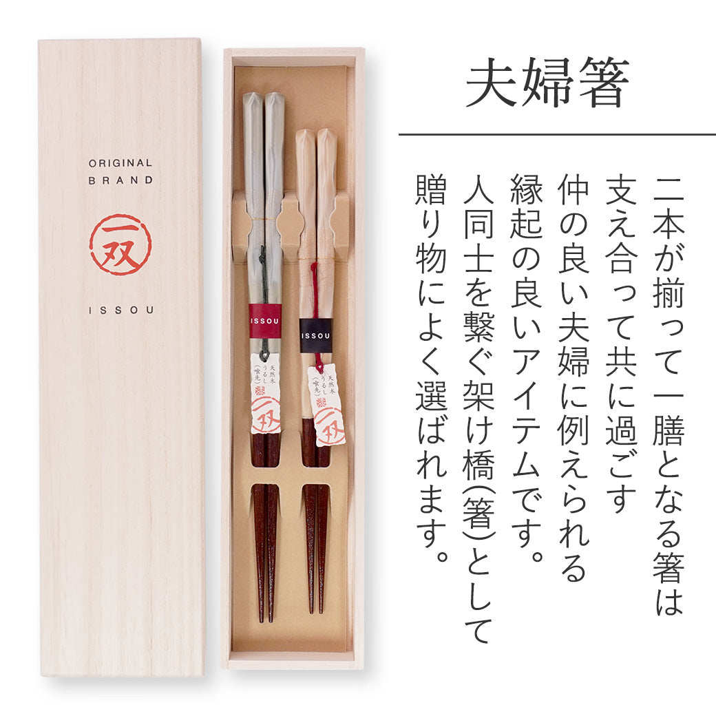箸 一双 天女の舞 夫婦箸桐箱入り ギフト プレゼント
