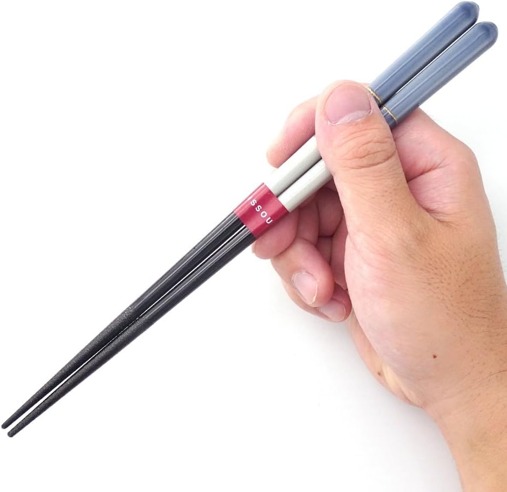 お箸 一双 つむぎ 男性用 一膳 桐箱入り プレゼント包装 (クリスマス)