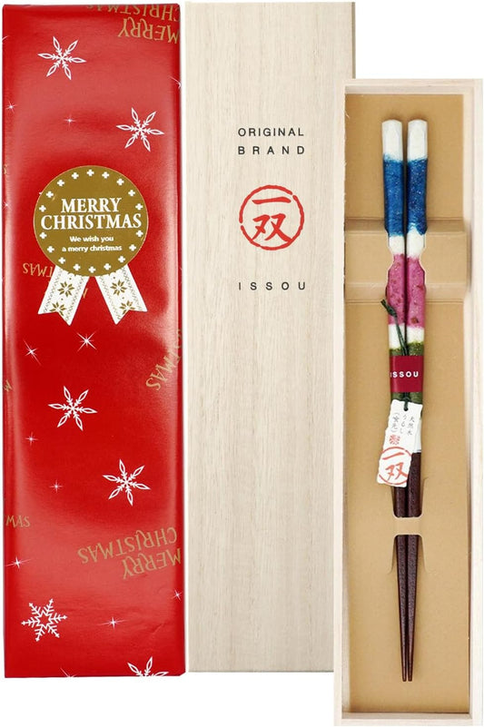箸 一双 遊心 男性用 父の日 一膳 桐箱入り (クリスマス)