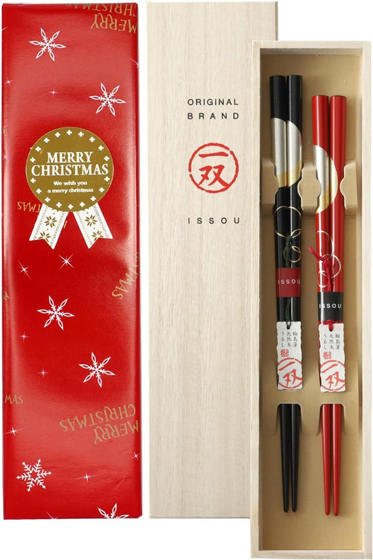箸 一双 宵待月 夫婦箸 桐箱入り ギフト プレゼント (クリスマス)