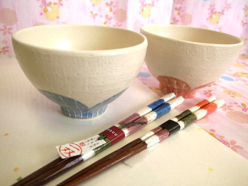 花遊心 夫婦茶碗 箸 セット 美濃焼 母の日 プレゼント