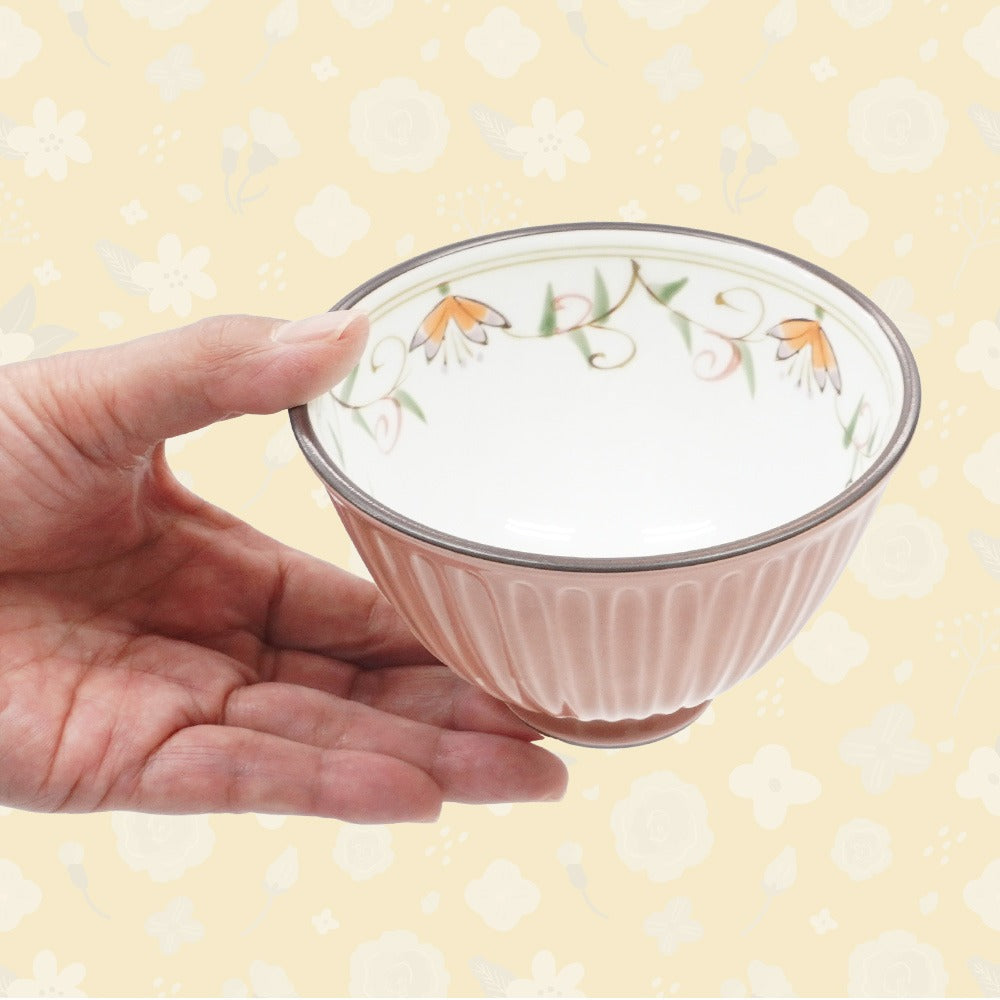 母の日 プレゼント 実用的 箸 茶碗 マグカップ 花連 つむぎ 飯碗マグカップ箸セット