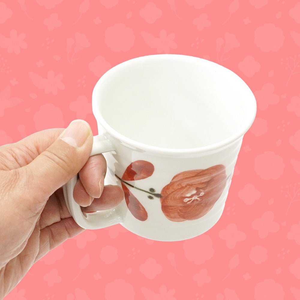 母の日 プレゼント 実用的 箸 茶碗 マグカップ capi 廻り花 飯碗マグカップ箸セット