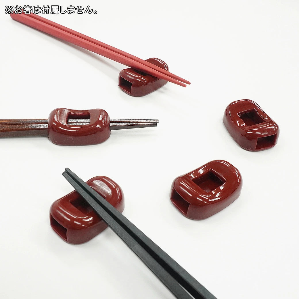 箸置き ビーンズ 赤 業務用 5個 日本製