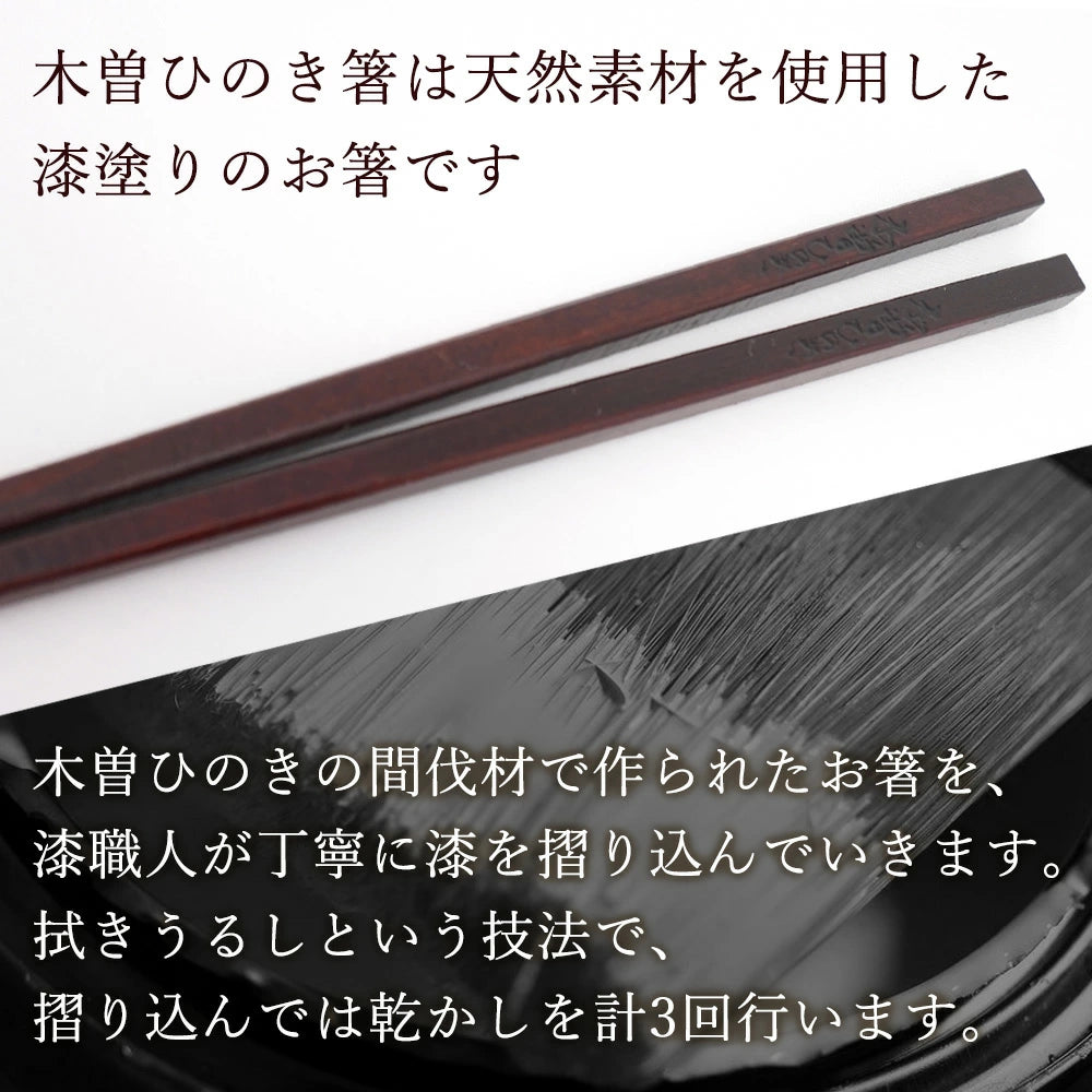 箸 木曽ひのき 10膳セット 日本製 送料無料