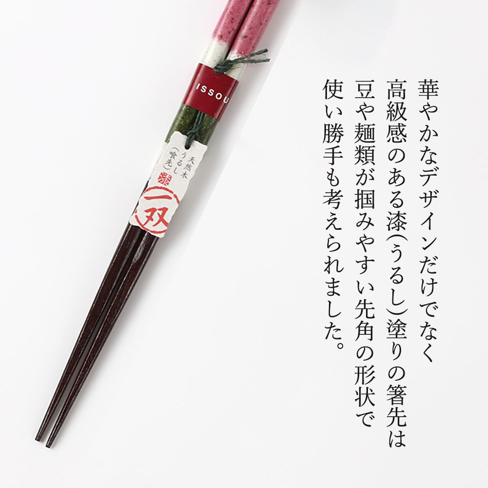 箸 一双 遊心 男性用 父の日 一膳 桐箱入り (シール敬老の日)
