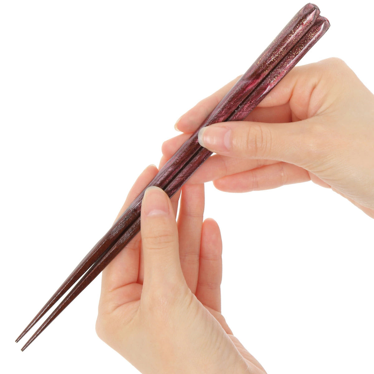 箸 一双 オーロラ 夫婦箸 桐箱入り ギフト プレゼント (母の日)