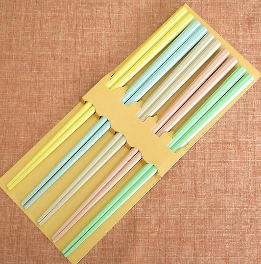 箸 パステル 八角箸 5色 日本製