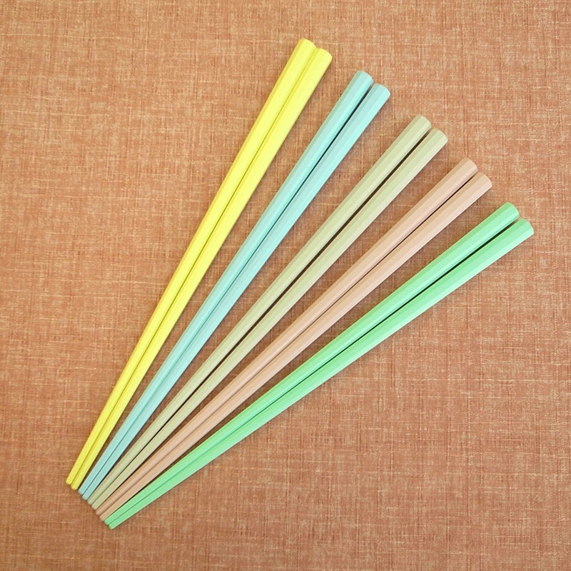 箸 パステル 八角箸 5色 日本製