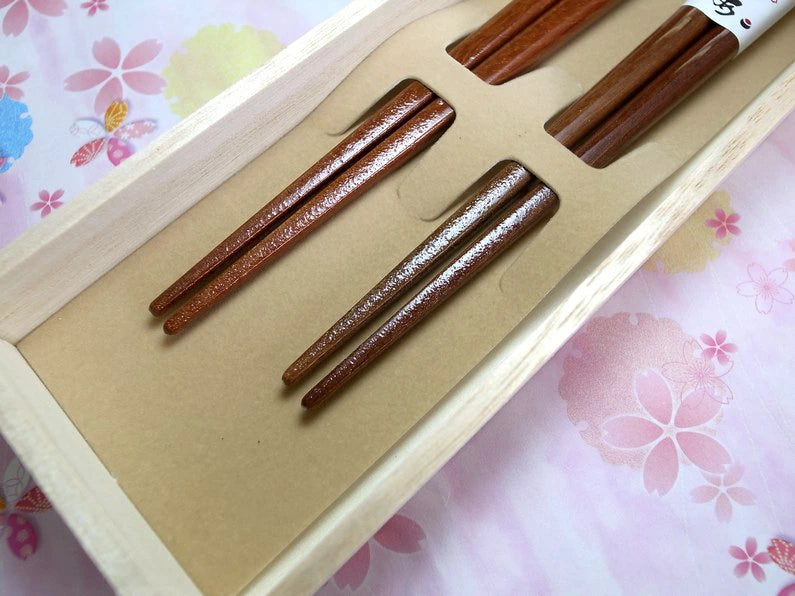 箸 アクリア 野桜 夫婦箸 桐箱入り ギフト プレゼント