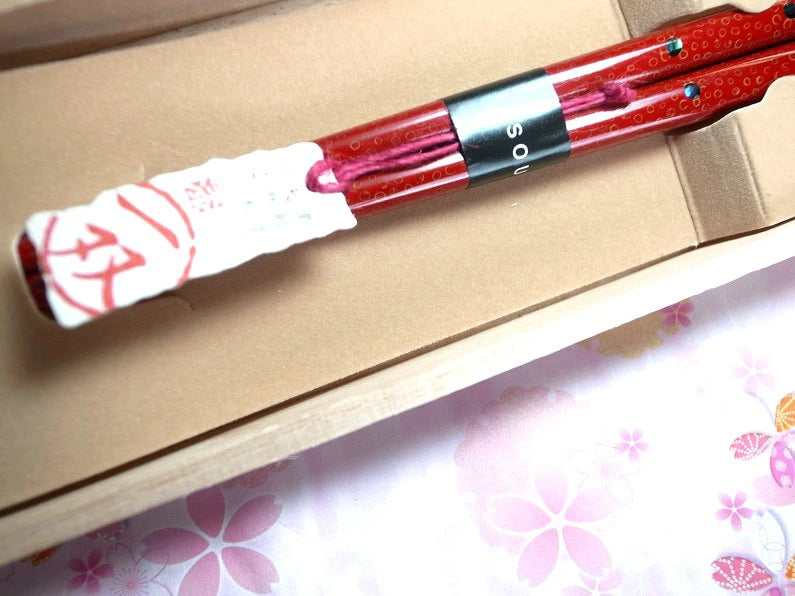 箸 一双 花氷 女性用 一膳 桐箱入り 母の日 プレゼント