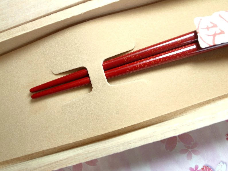 箸 一双 花氷 女性用 一膳 桐箱入り 母の日 プレゼント