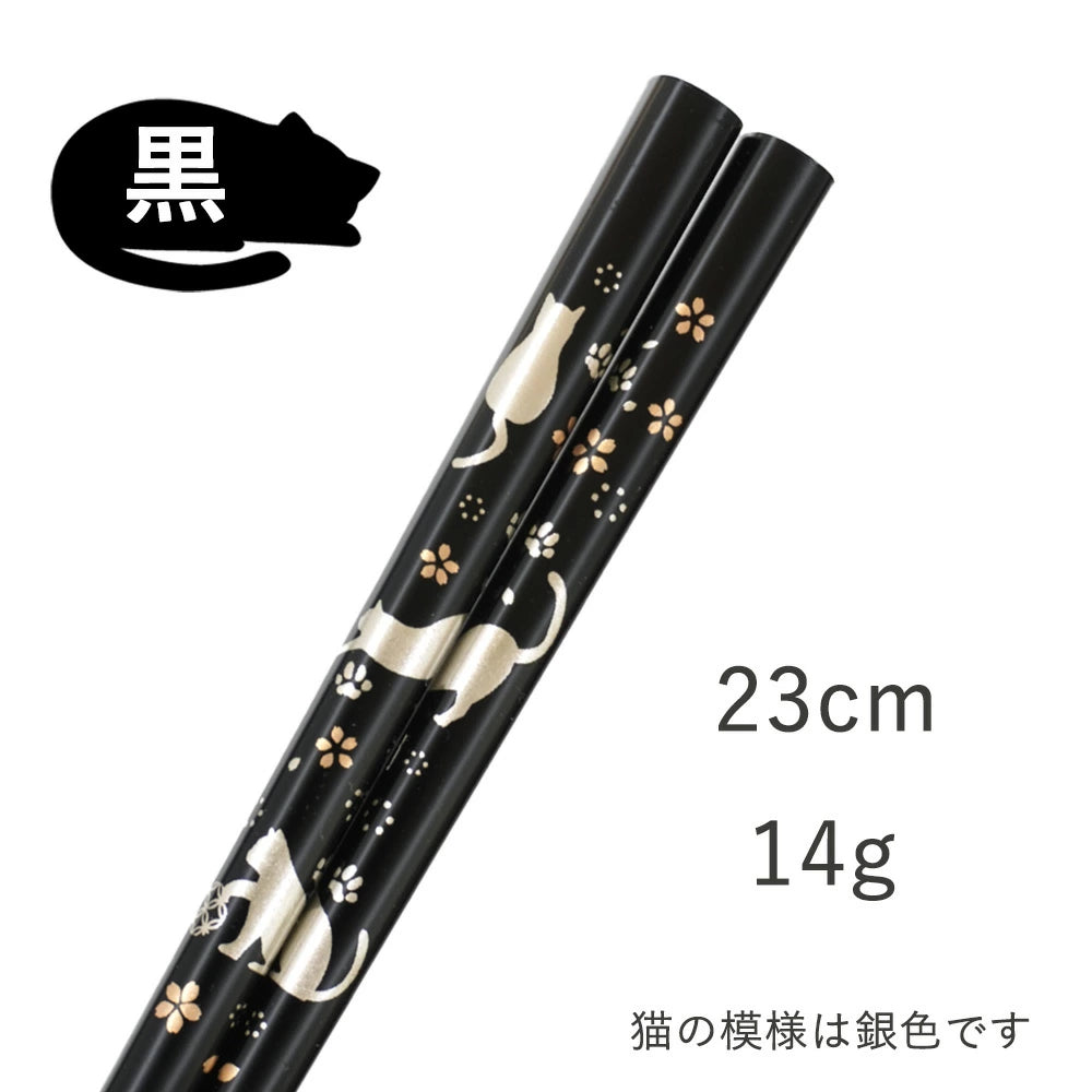 箸 加賀蒔絵 ねこ 桐箱入 夫婦箸 結婚祝い 敬老の日 プレゼント おしゃれ 誕生日 孫 実用的 ペアギフト セット 贈り物 クリスマス お返し 結婚式 両親 結婚記念日 高級 めおと箸 定年 退職祝 金婚式 記念品 木婚式 銀婚式 初任給 還暦 古希 喜寿 母の日 父の日 かわいい