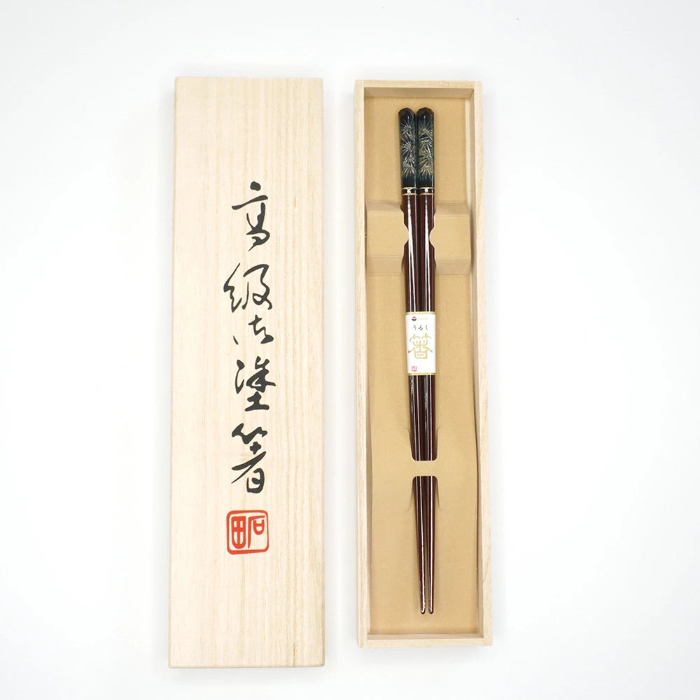 箸 アクリア 漆切子松葉 男性用 一膳 桐箱入 還暦祝い 敬老の日 孫 プレゼント 実用的 おしゃれ ギフト 誕生日 バレンタイン 贈り物 クリスマス 内祝い お返し 高級 定年 退職祝い 若狭塗箸 記念品 初任給 父の日 還暦 古希 喜寿 米寿 父 お父さん