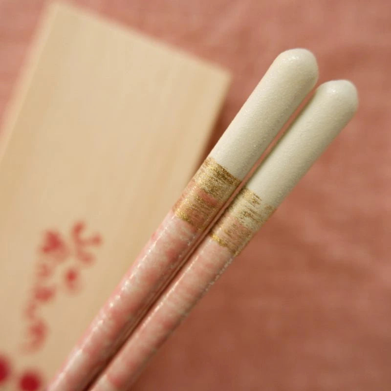 箸 ペアミント 女性用 一膳 桐箱入り プレゼント ギフト