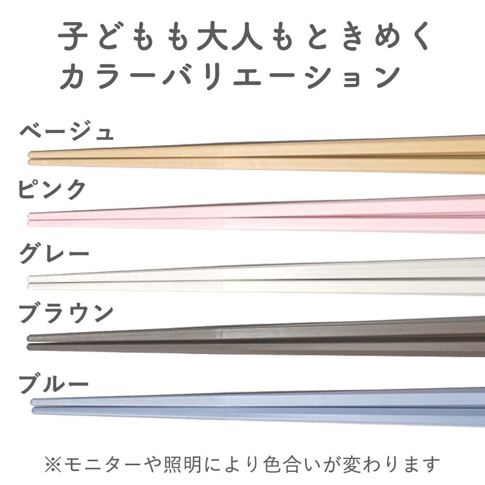 箸 六角箸 五色 セット 日本製 抗菌